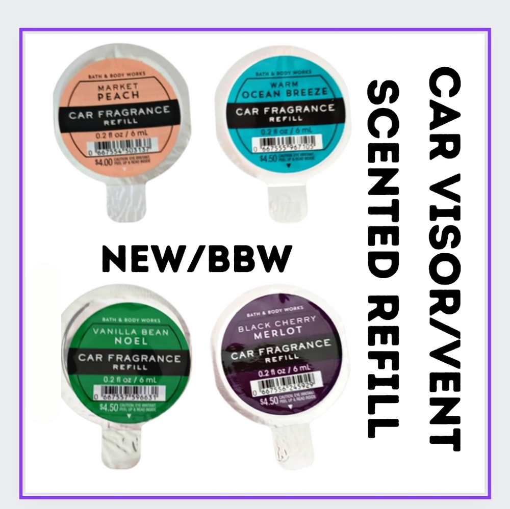 🔥SCENT REFILLS FOR BBW VENT & VISOR CLIPS **YOU PICK 1**